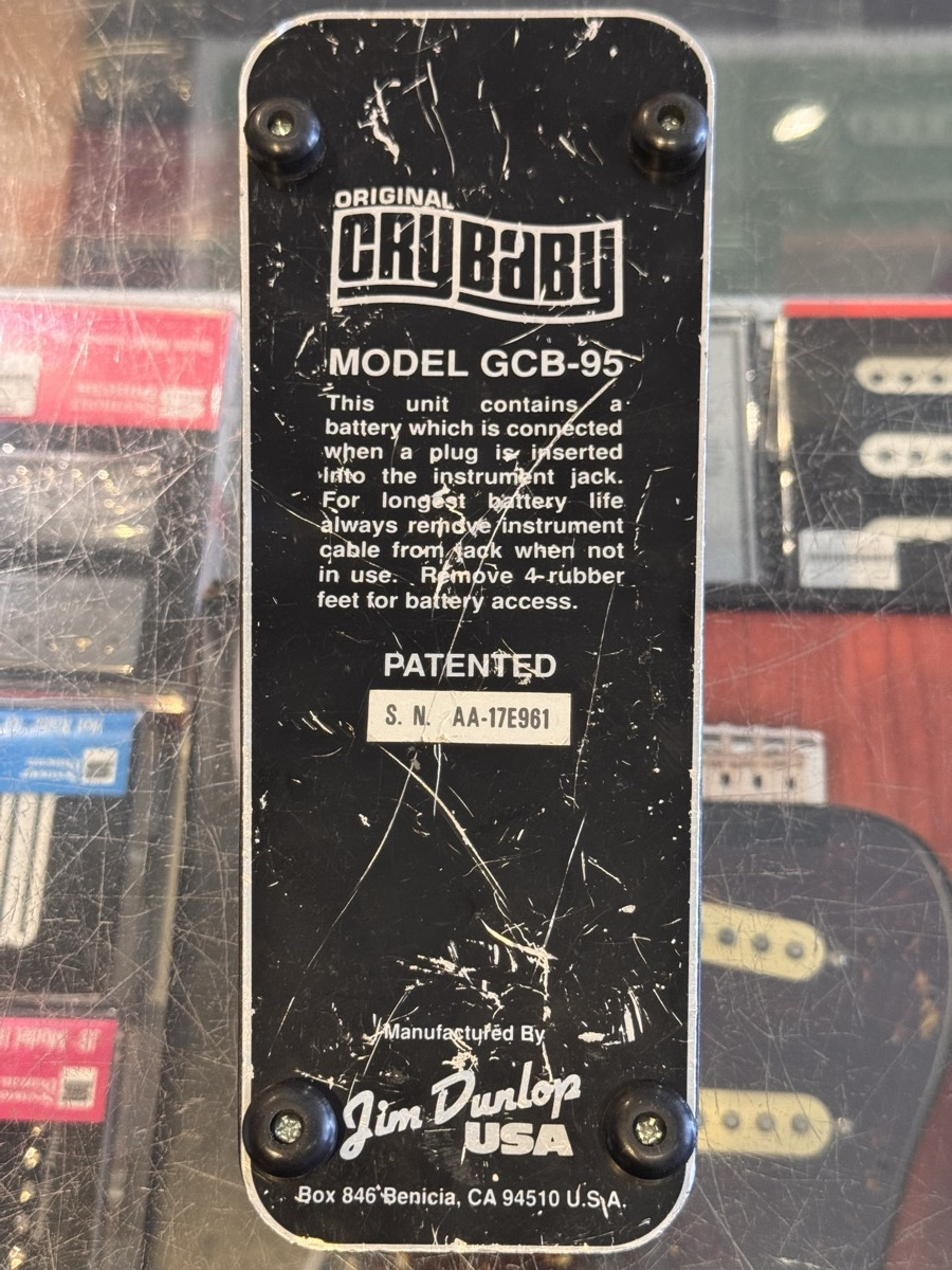 Dunlop GCB-95 Crybaby Wah Pedal &mdash; view 9