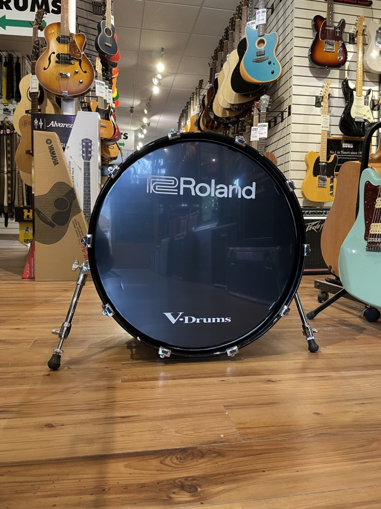 Roland KD-220 Bass Drum Kick Trigger In Black Chrome &mdash; view 2