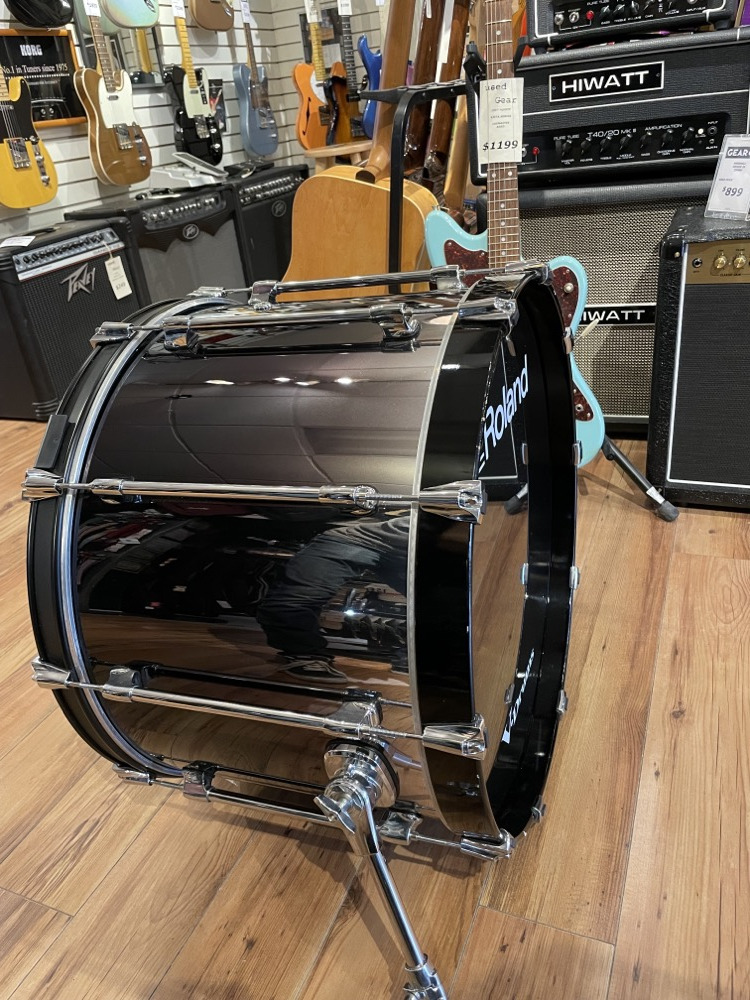 Roland KD-220 Bass Drum Kick Trigger In Black Chrome