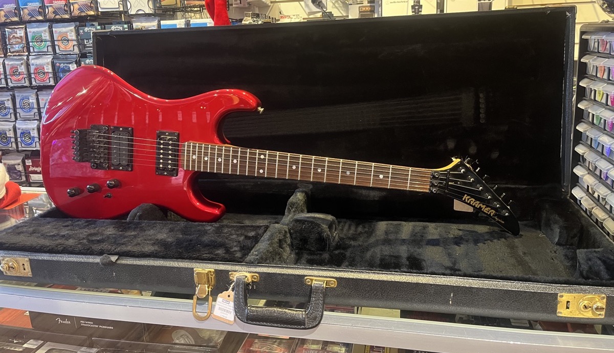 Kramer 1986 Pacer Imperial Candy Apple Red w/OHSC - CONSIGNMENT
