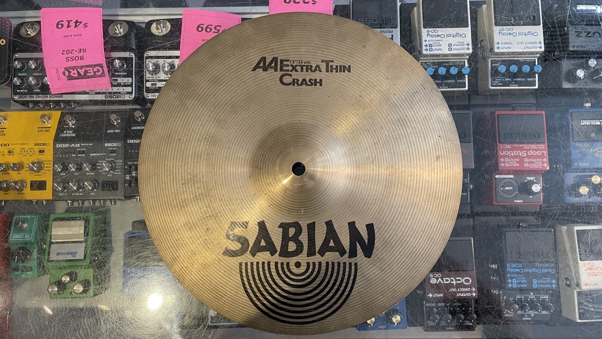 Sabian 13" AA Extra Thin Crash - CONSIGNMENT