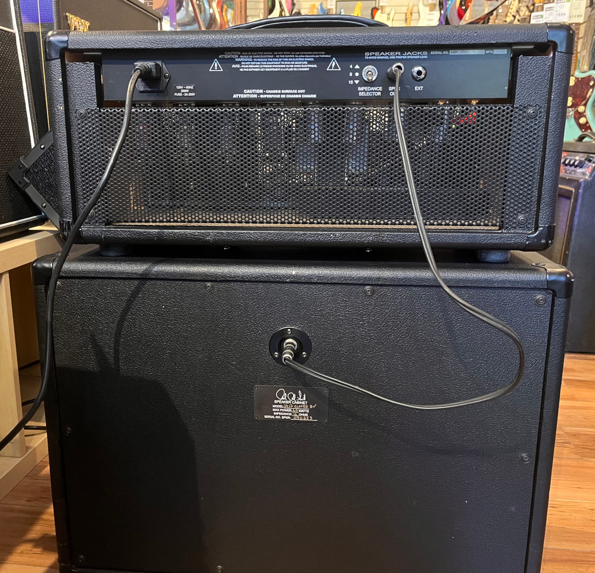 PRS "30" Amplifier Head & Cabinet Tuxedo Edition &mdash; view 3