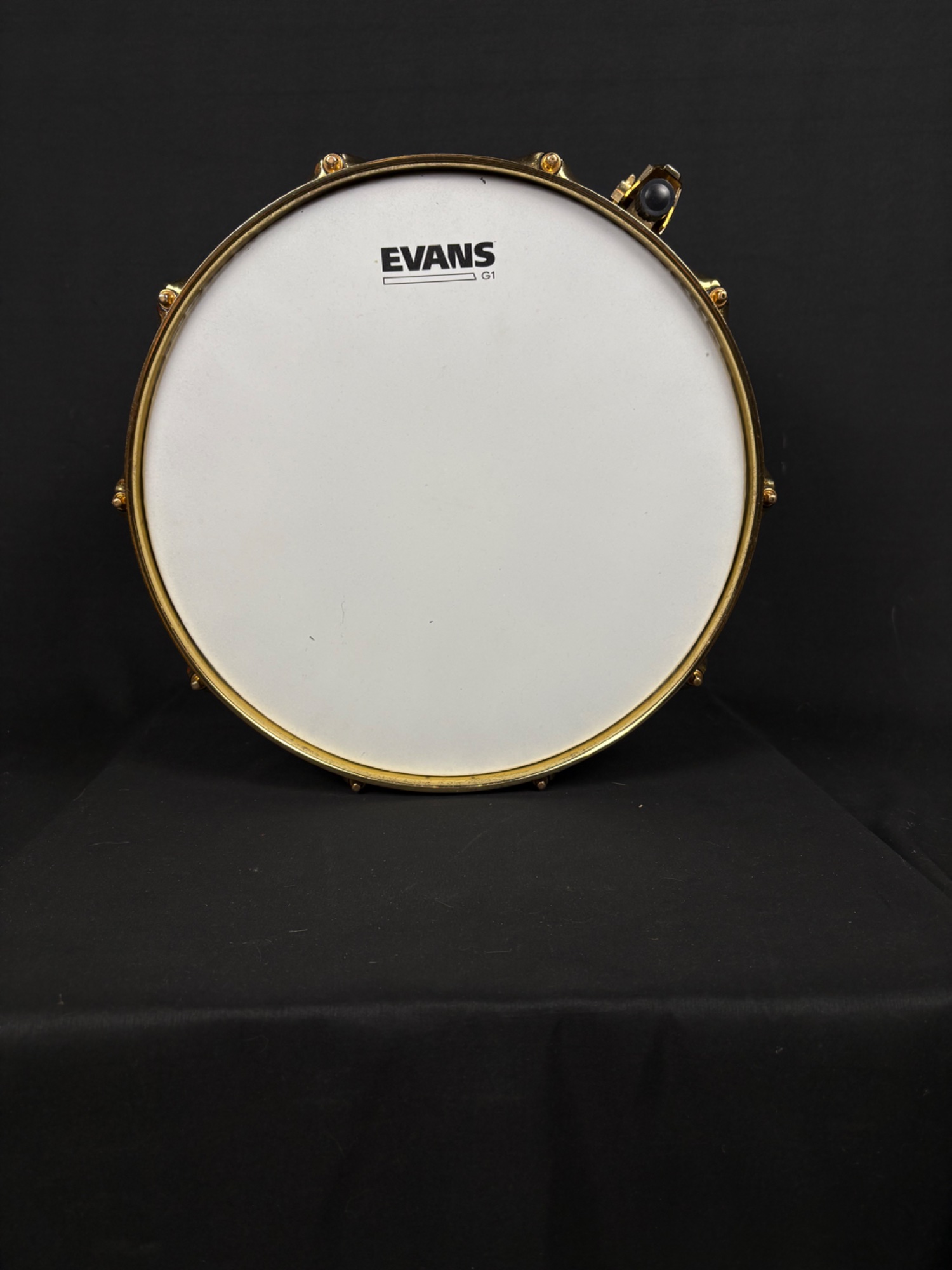 Tama Simon Phillips Limited Gladiator Snare, Made In Japan, Gold Hardware &mdash; view 2