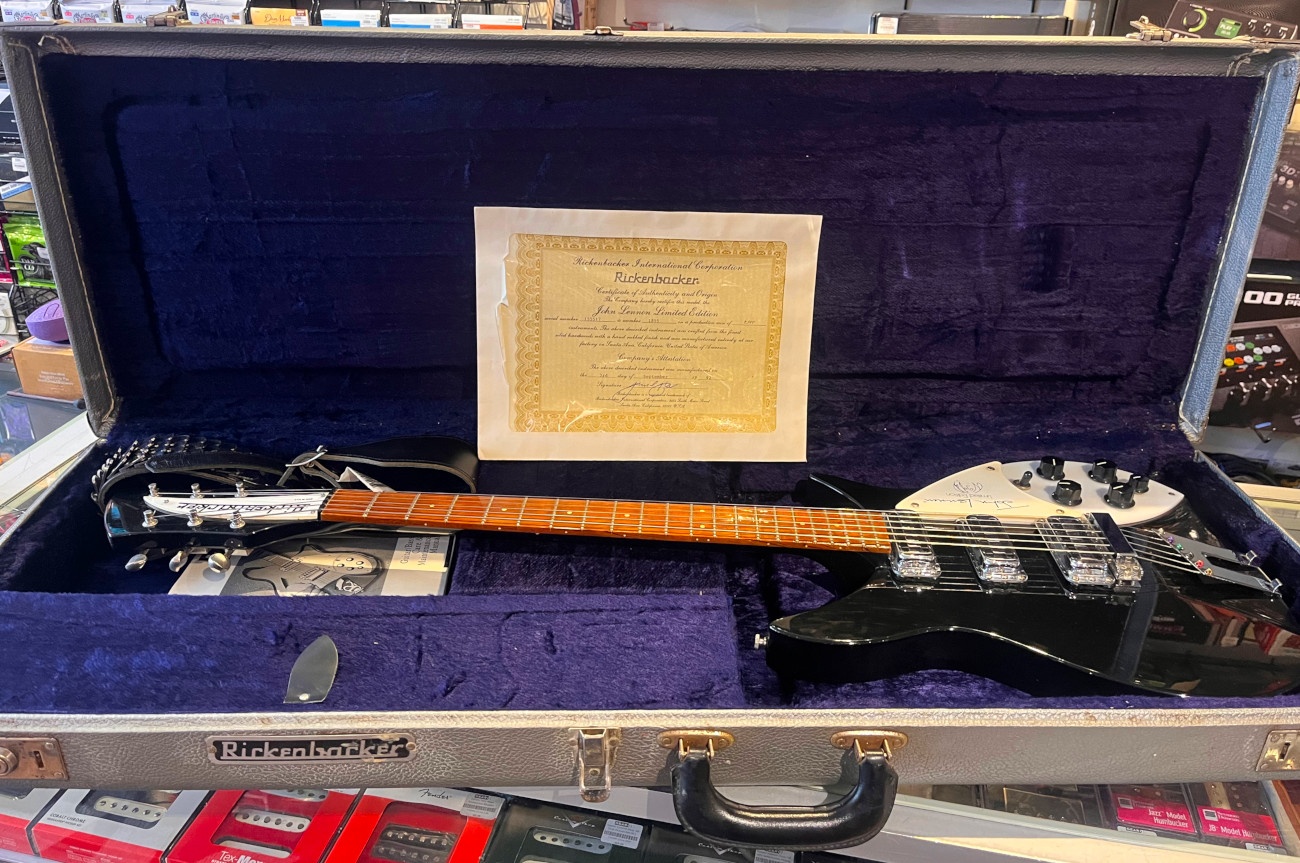 Rickenbacker 1992 John Lennon 355 LTD w/case, cert, strap - CONSIGNMENT &mdash; view 17