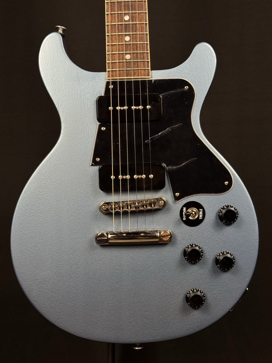 Gibson 2022  Rick Beato Double Cut Les Paul TV Blue Mist w/OHSC &mdash; view 2