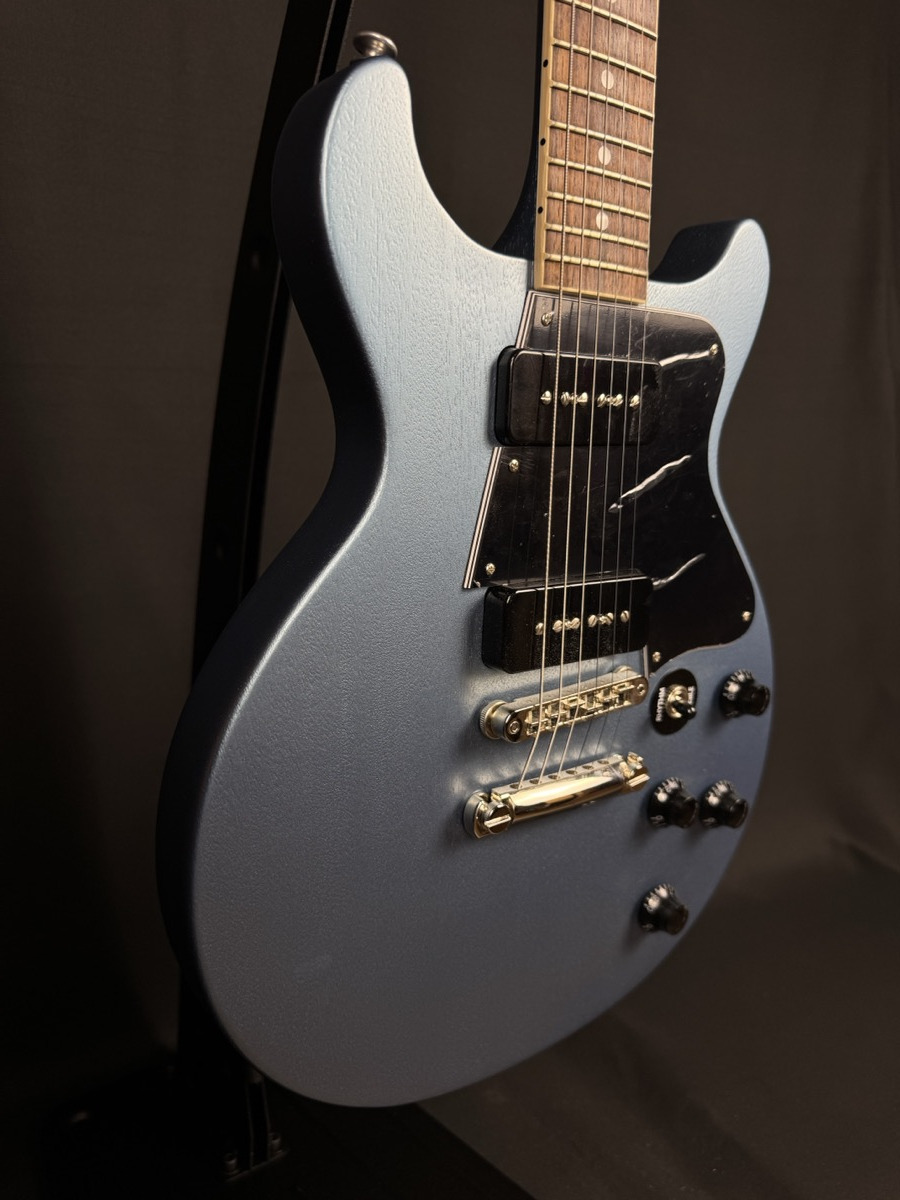 Gibson 2022  Rick Beato Double Cut Les Paul TV Blue Mist w/OHSC &mdash; view 3
