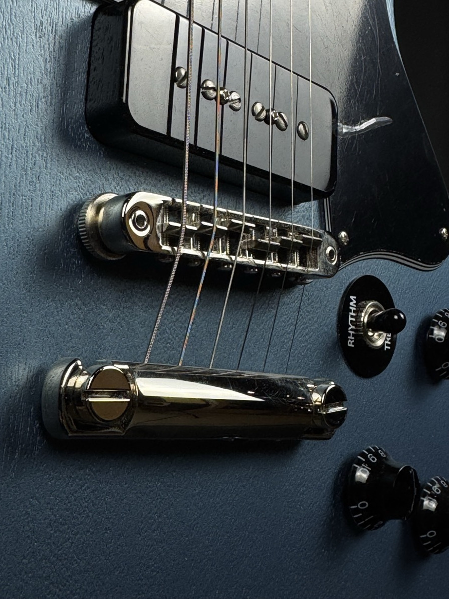 Gibson 2022  Rick Beato Double Cut Les Paul TV Blue Mist w/OHSC &mdash; view 4