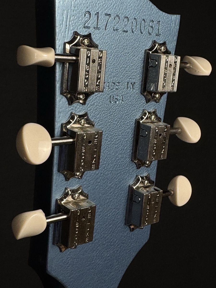 Gibson 2022  Rick Beato Double Cut Les Paul TV Blue Mist w/OHSC &mdash; view 9