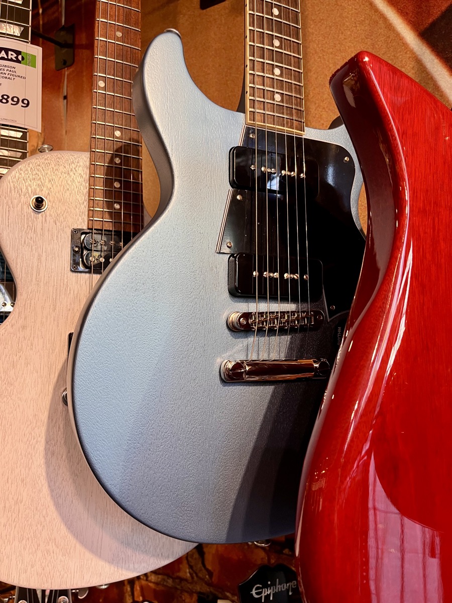Gibson 2022  Rick Beato Double Cut Les Paul TV Blue Mist w/OHSC &mdash; view 13