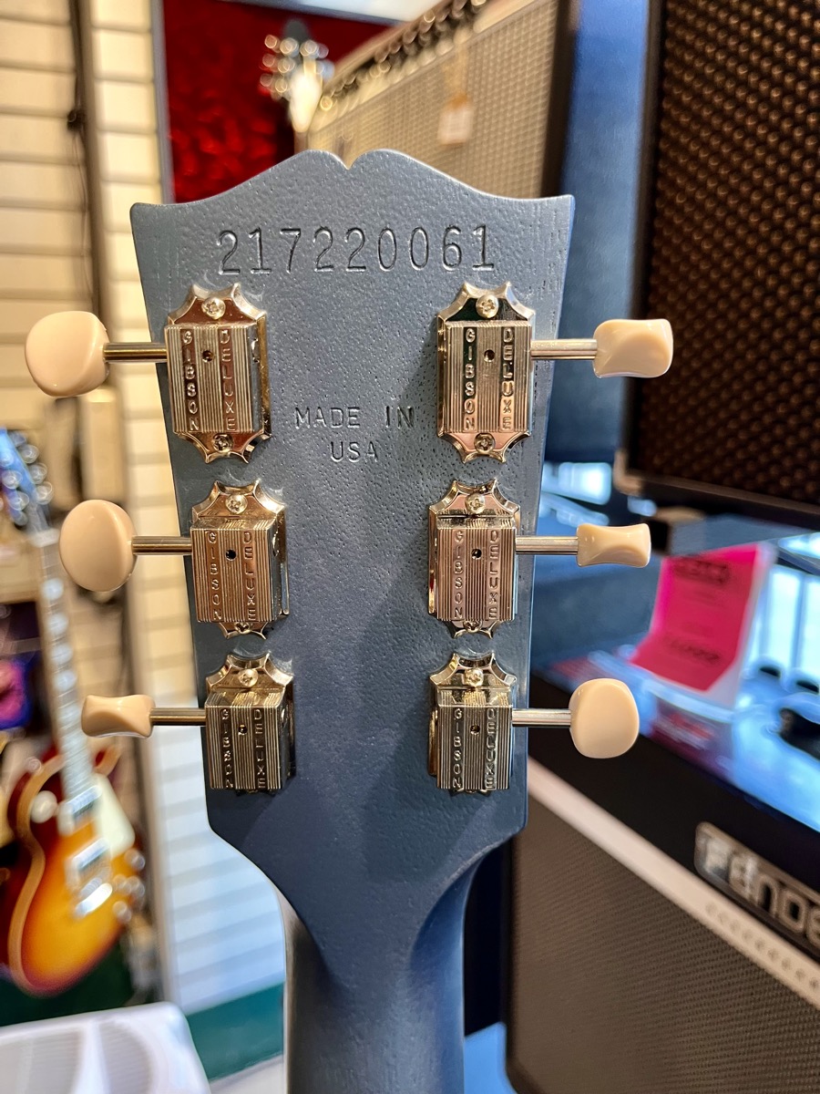 Gibson 2022  Rick Beato Double Cut Les Paul TV Blue Mist w/OHSC &mdash; view 18