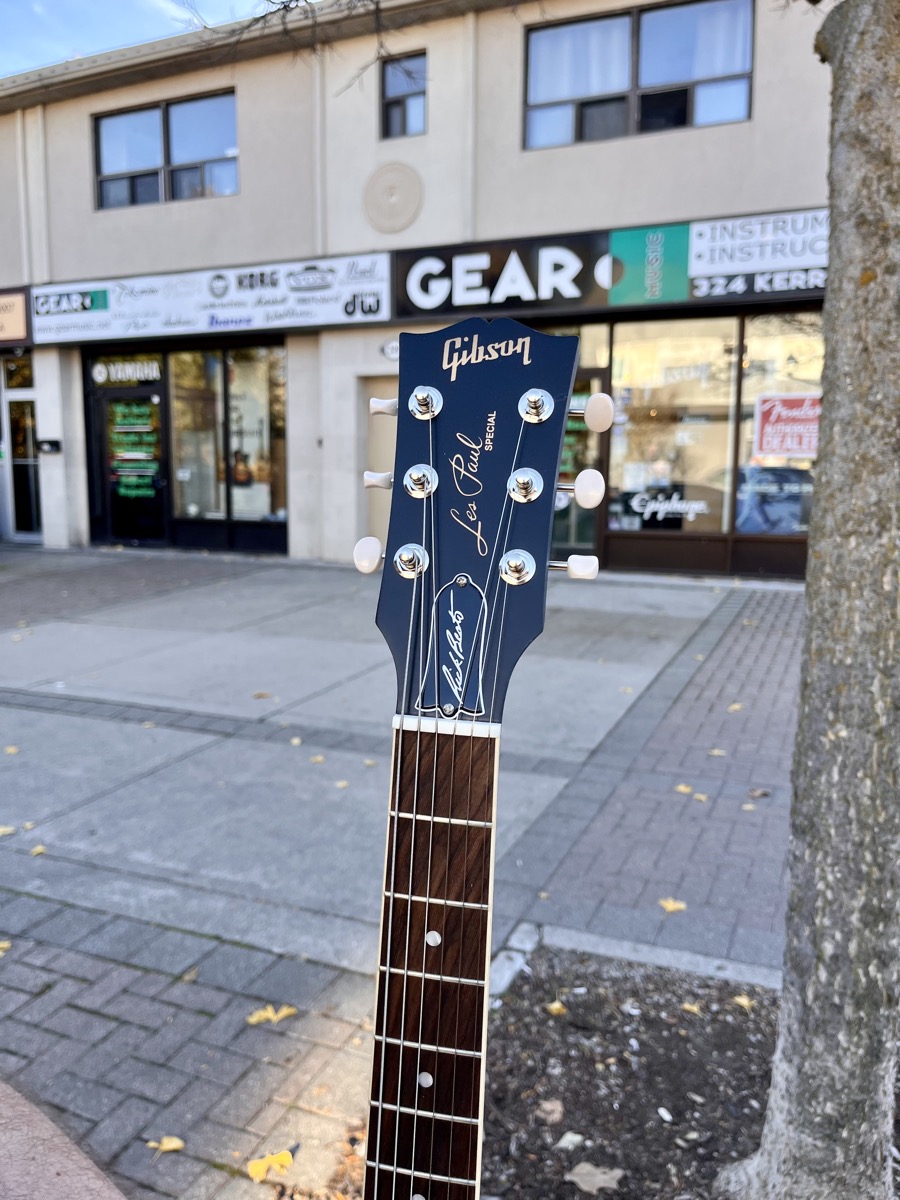 Gibson 2022  Rick Beato Double Cut Les Paul TV Blue Mist w/OHSC &mdash; view 20