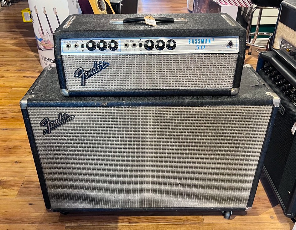 Fender Bassman 50 Head and 2x12 Cabinet circa 1974 / 65 - CONSIGNMENT