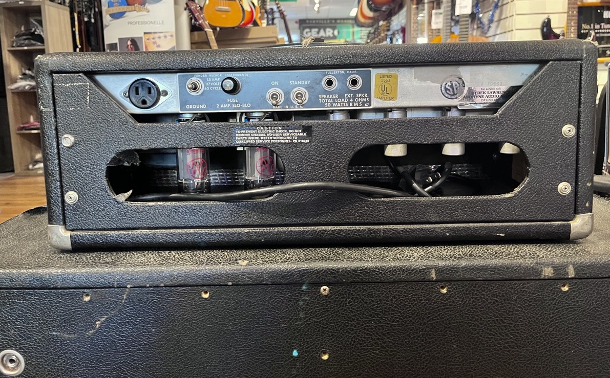 Fender Bassman 50 Head and 2x12 Cabinet circa 1974 / 65 - CONSIGNMENT &mdash; view 7