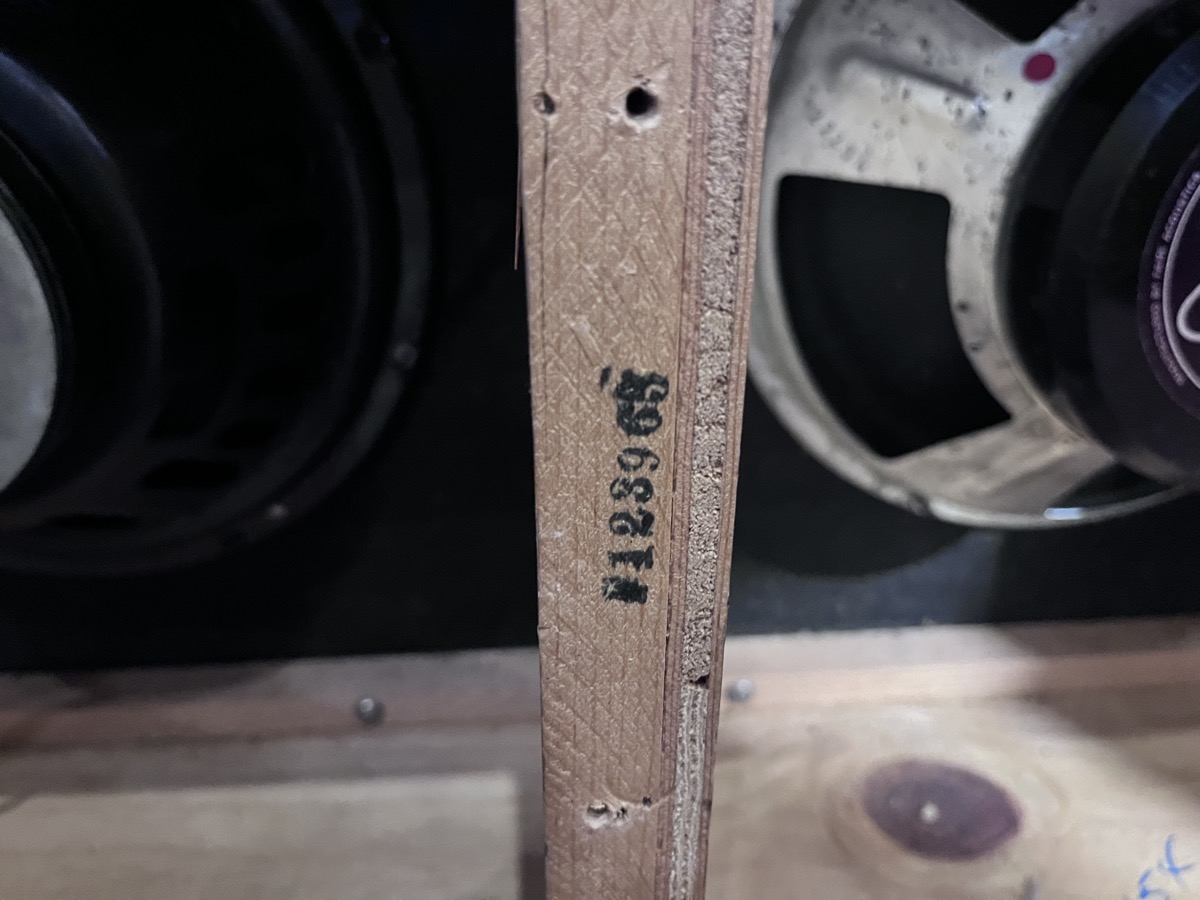 Fender Bassman 50 Head and 2x12 Cabinet circa 1974 / 65 - CONSIGNMENT &mdash; view 11