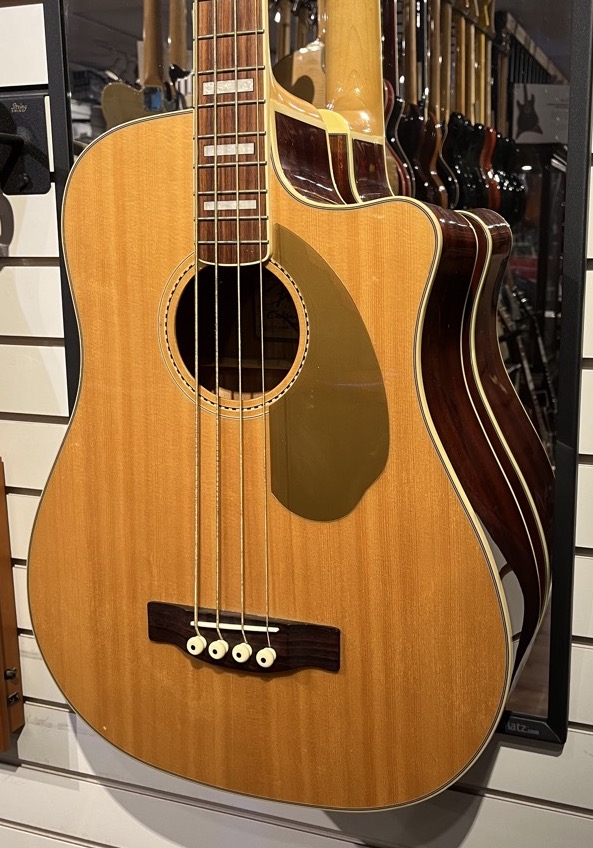 Fender Kingman Acoustic Bass Guitar Natural w/Case &mdash; view 2