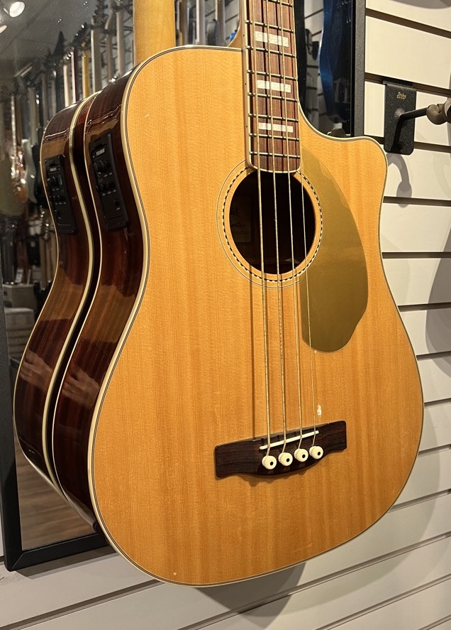 Fender Kingman Acoustic Bass Guitar Natural w/Case &mdash; view 3
