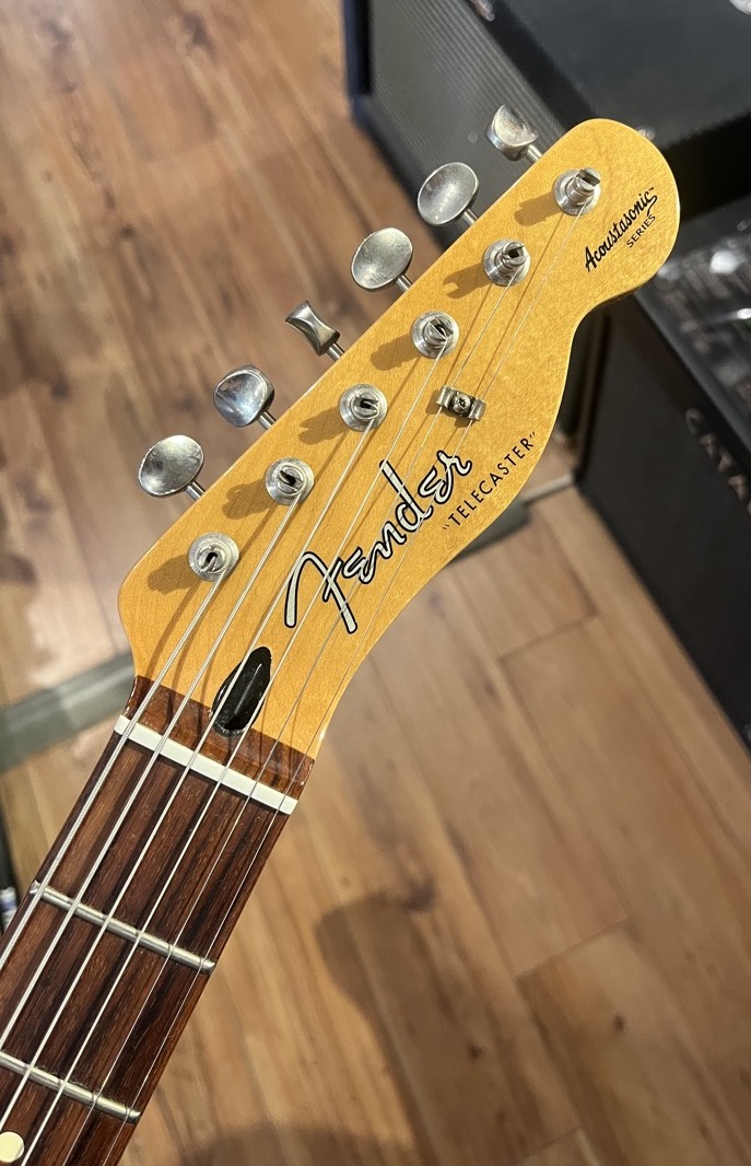 Fender 2011 Acoustasonic Telecaster 3 Tone Burst - CONSIGNMENT &mdash; view 5