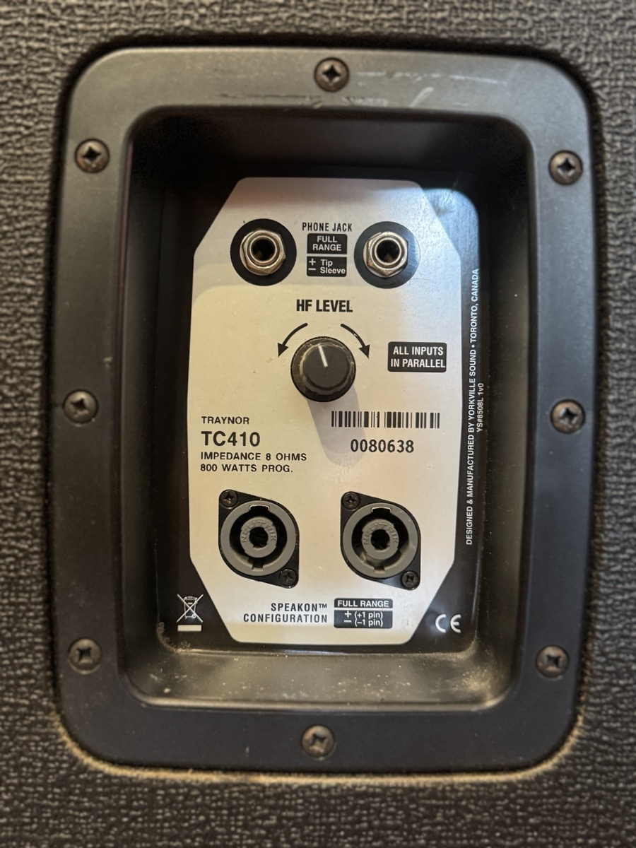 Traynor TC410 4x10 Bass Cabinet - CONSIGNMENT &mdash; view 7