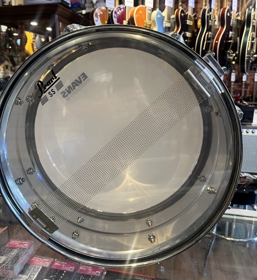 Pearl Mirror Chrome Pro Steel Shell 14 x 5.5" Snare Drum &mdash; view 2