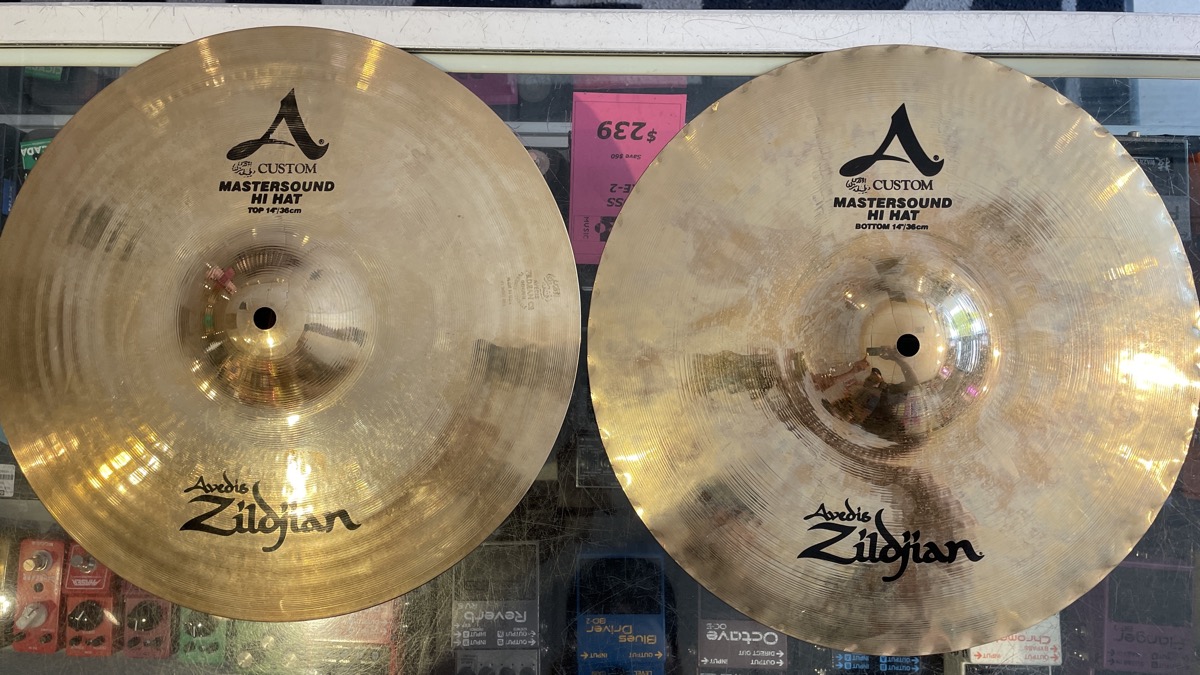 Zildjian 14" A Custom Mastersound Hi-Hats