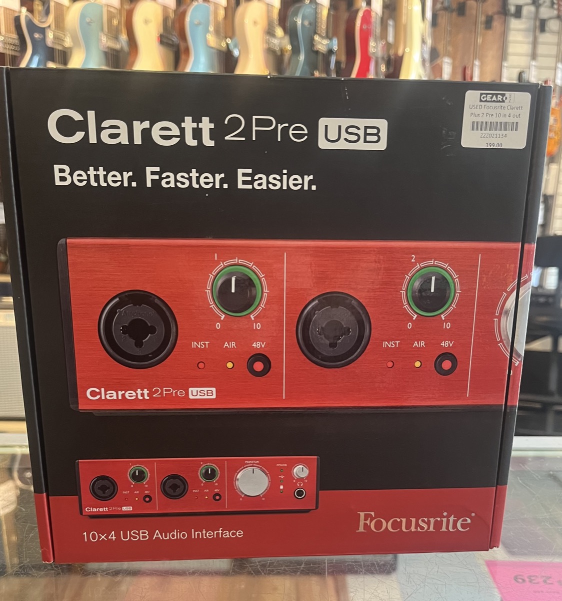 Focusrite Clarett 2 Pre 10 in 4 out USB Audio Interface