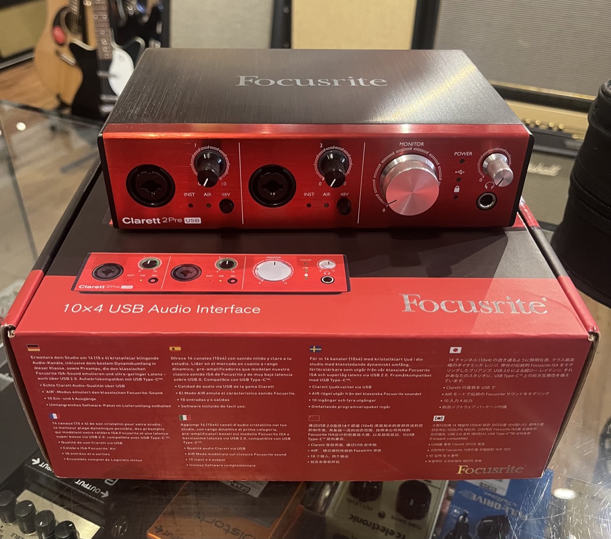 Focusrite Clarett 2 Pre 10 in 4 out USB Audio Interface &mdash; view 2
