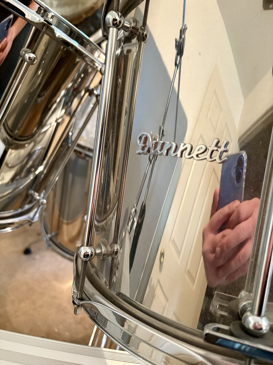 Ronn Dunnett Classic Drums 14 Piece Custom Stainless Steel Kit -CONSIGNMENT &mdash; view 2
