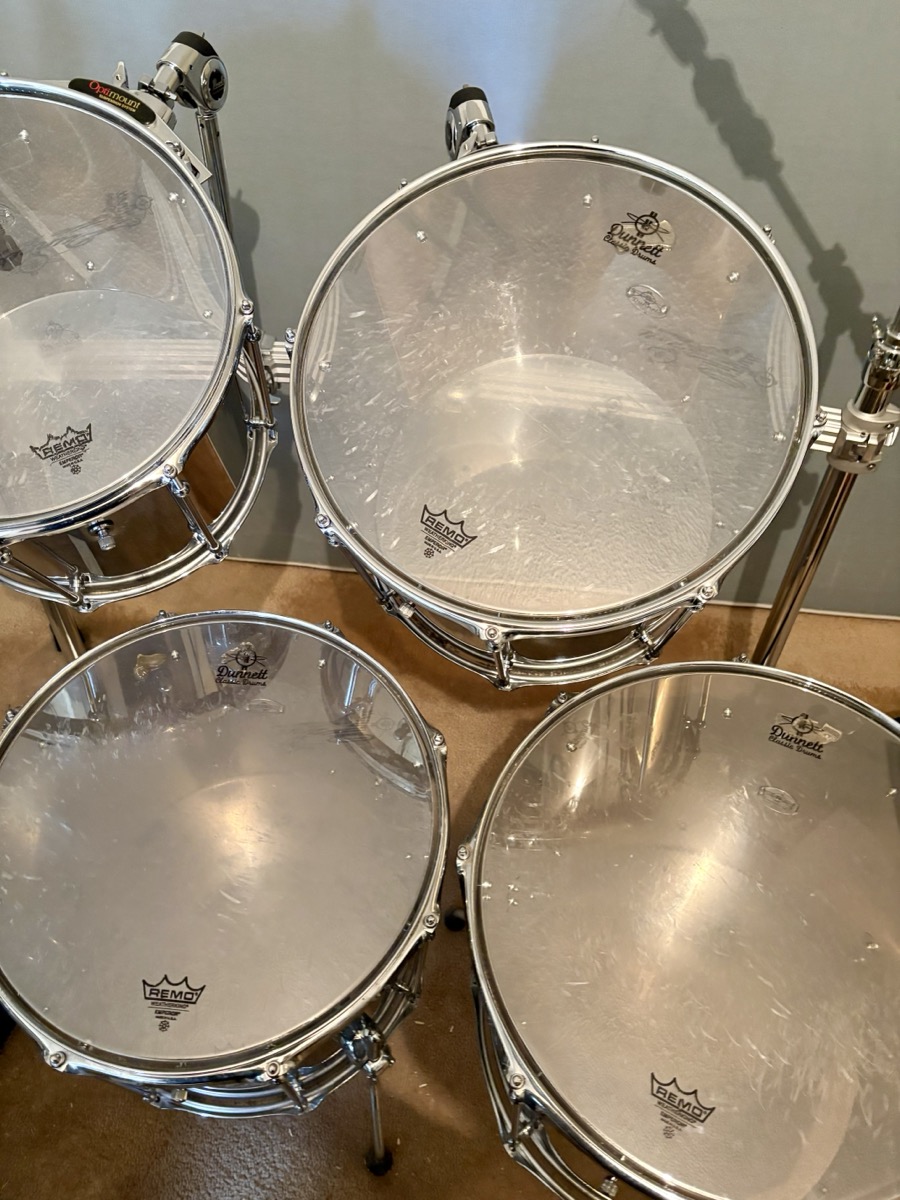 Ronn Dunnett Classic Drums 14 Piece Custom Stainless Steel Kit -CONSIGNMENT &mdash; view 10