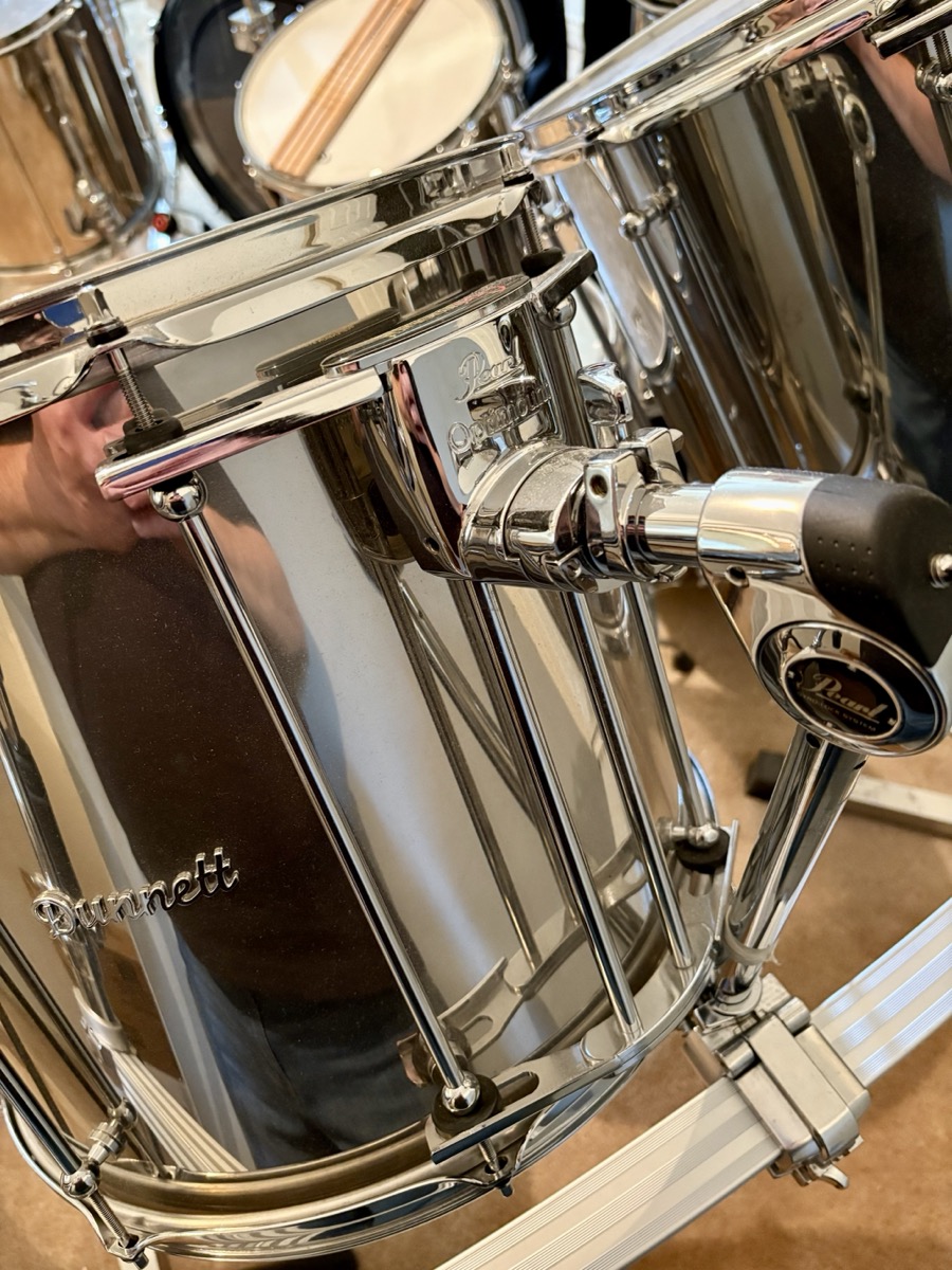 Ronn Dunnett Classic Drums 14 Piece Custom Stainless Steel Kit -CONSIGNMENT &mdash; view 19