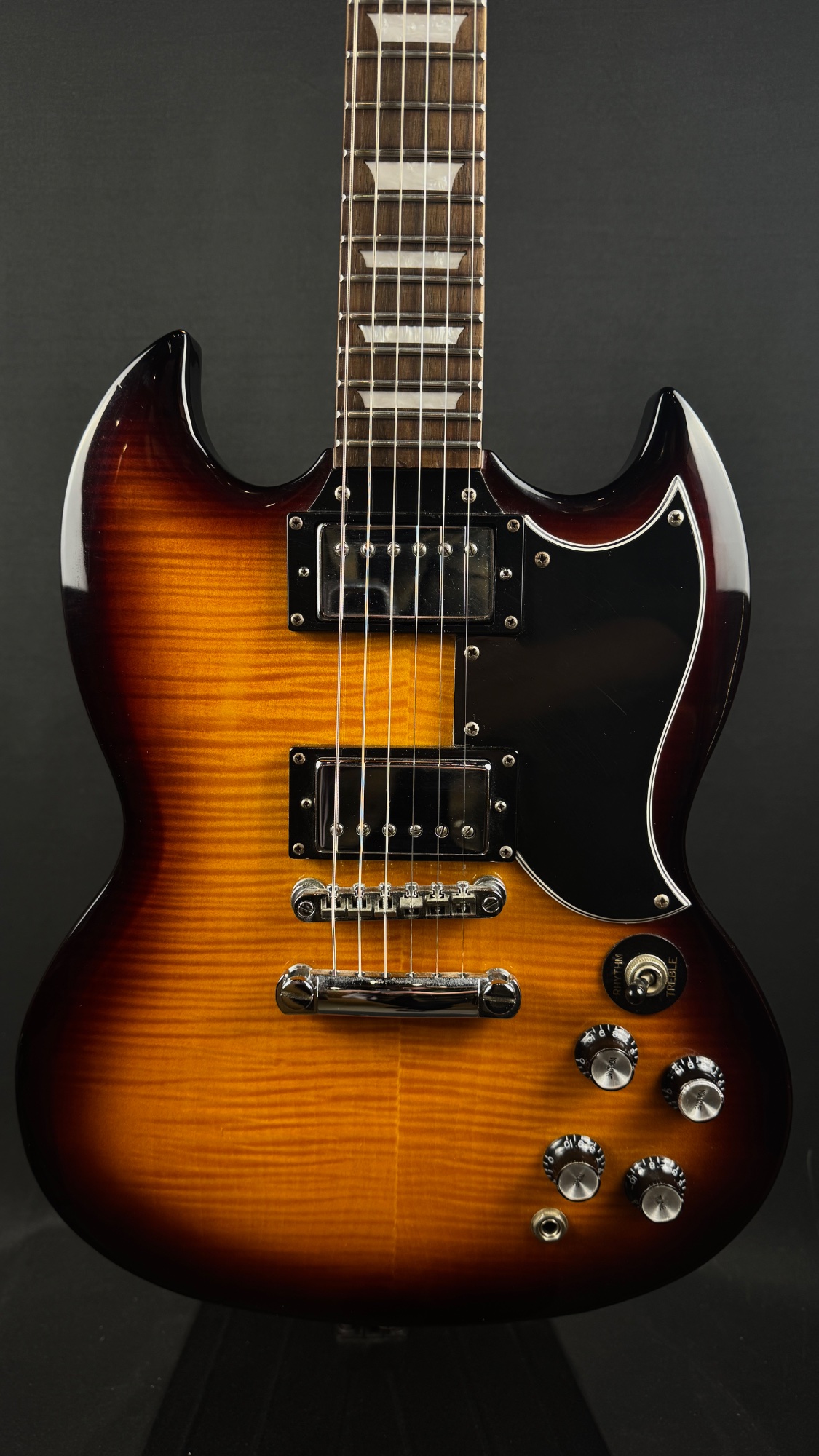 Epiphone 2004 SG G-400 Deluxe Flame Top &mdash; view 2