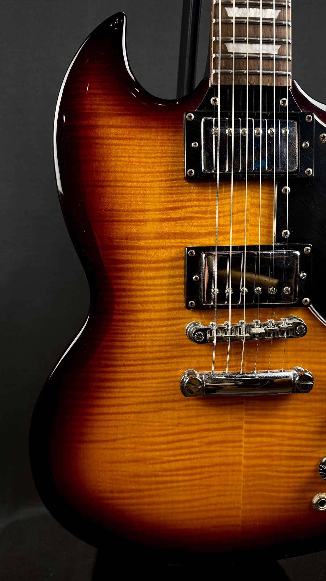 Epiphone 2004 SG G-400 Deluxe Flame Top &mdash; view 4