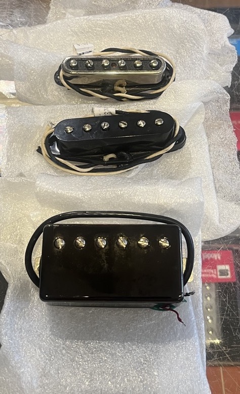 Fralin Custom Set HSS Pickups Unbucker Steel Pole 43 - CONSIGNMENT