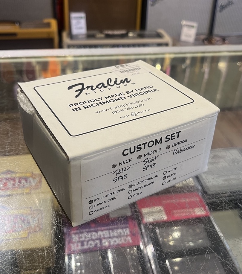 Fralin Custom Set HSS Pickups Unbucker Steel Pole 43 - CONSIGNMENT &mdash; view 8