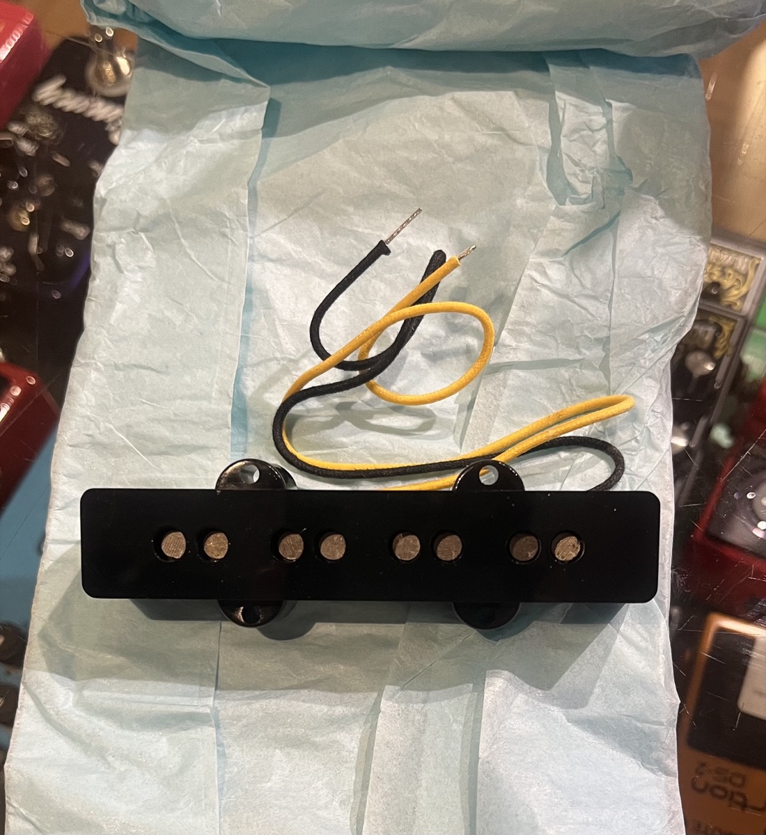 Monty's Retro Wind Jazz Bridge Bass pickup &mdash; view 3