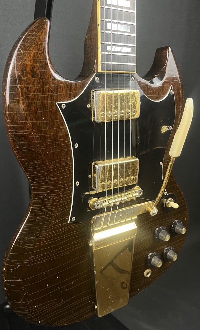 Gibson 1970 SG Custom 2 pickups Walnut  w/OHSC - CONSIGNMENT &mdash; view 13