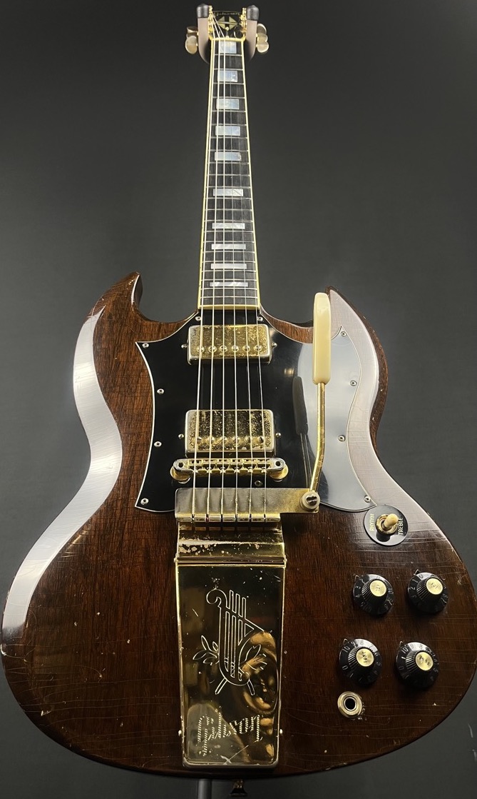 Gibson 1970 SG Custom 2 pickups Walnut  w/OHSC - CONSIGNMENT &mdash; view 15
