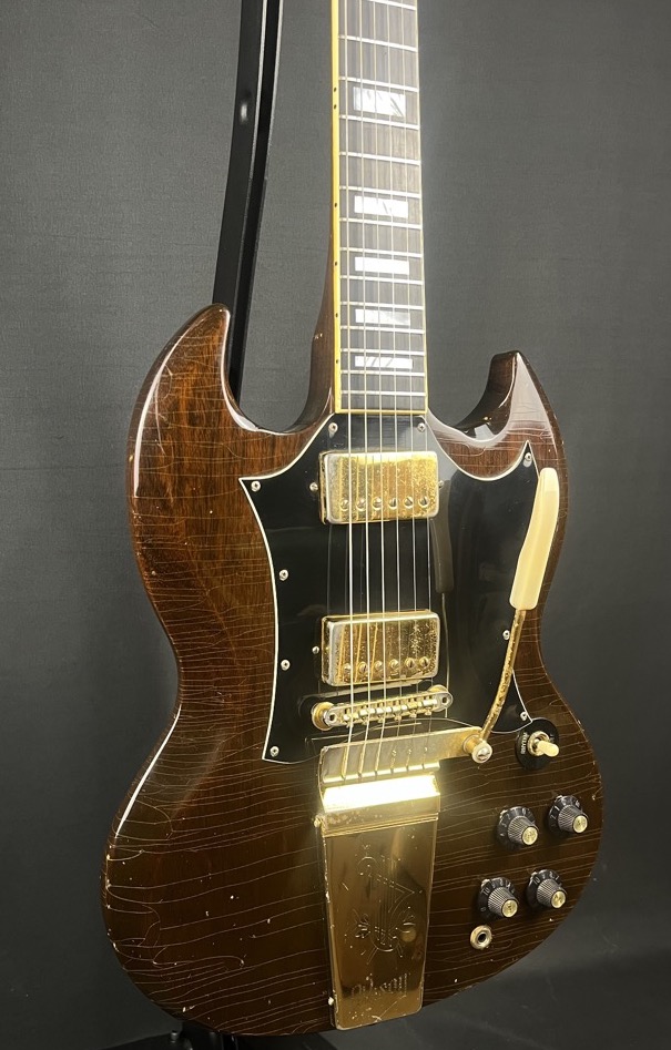 Gibson 1970 SG Custom 2 pickups Walnut  w/OHSC - CONSIGNMENT &mdash; view 3