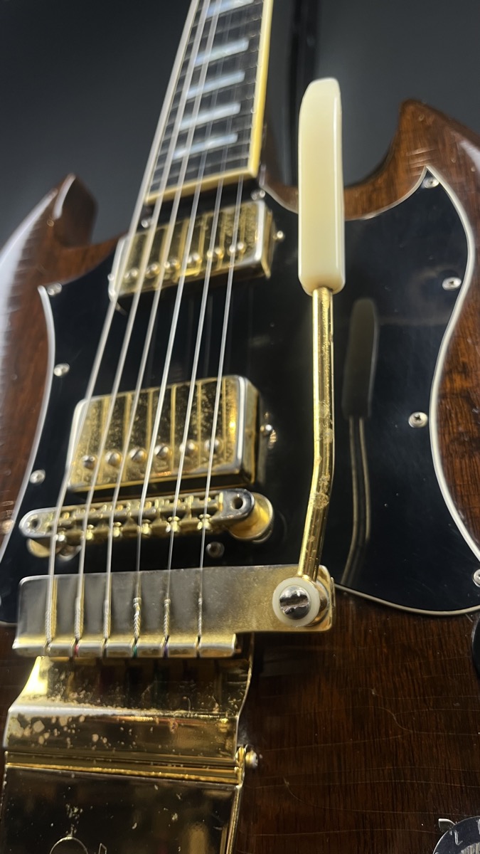 Gibson 1970 SG Custom 2 pickups Walnut  w/OHSC - CONSIGNMENT &mdash; view 5