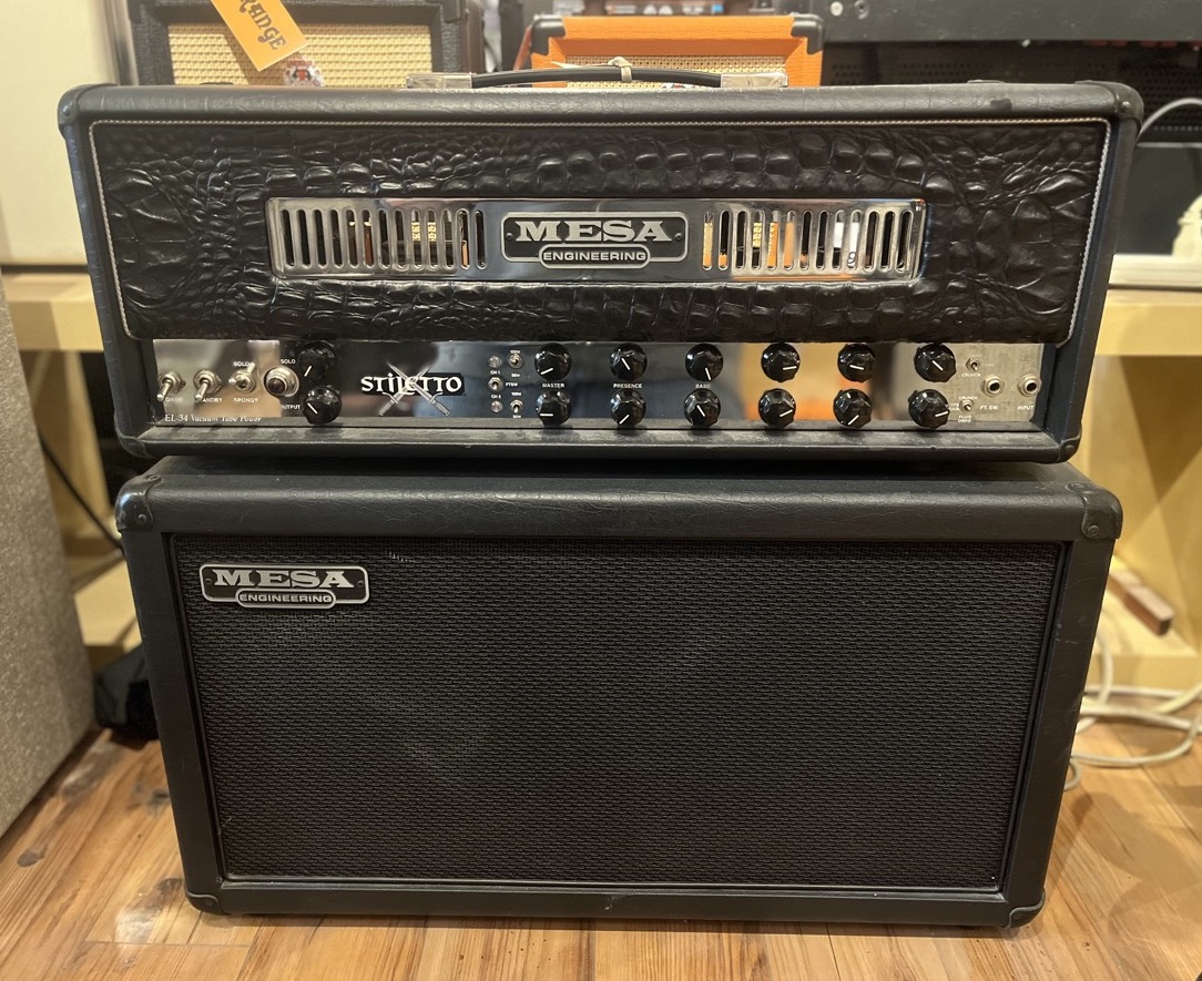 Mesa Boogie Stiletto Head w/ 2X12 Mesa Boogie Cabinet &mdash; view 2