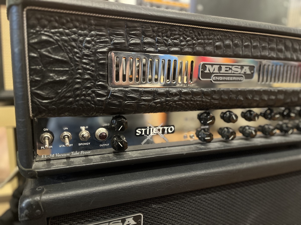 Mesa Boogie Stiletto Head w/ 2X12 Mesa Boogie Cabinet &mdash; view 3