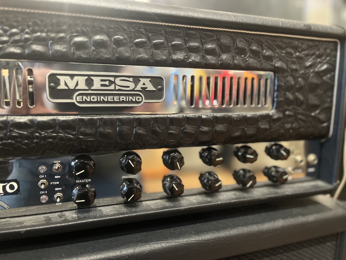 Mesa Boogie Stiletto Head w/ 2X12 Mesa Boogie Cabinet &mdash; view 4