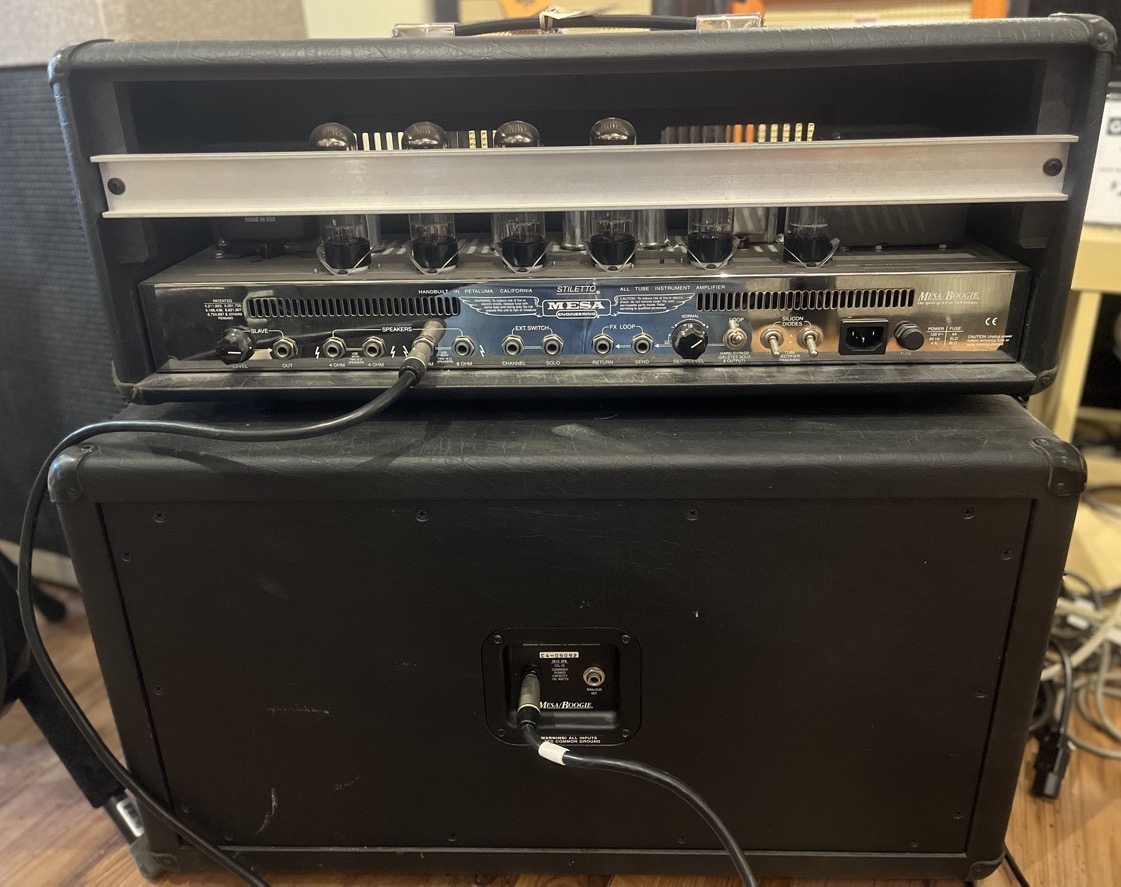 Mesa Boogie Stiletto Head w/ 2X12 Mesa Boogie Cabinet &mdash; view 5