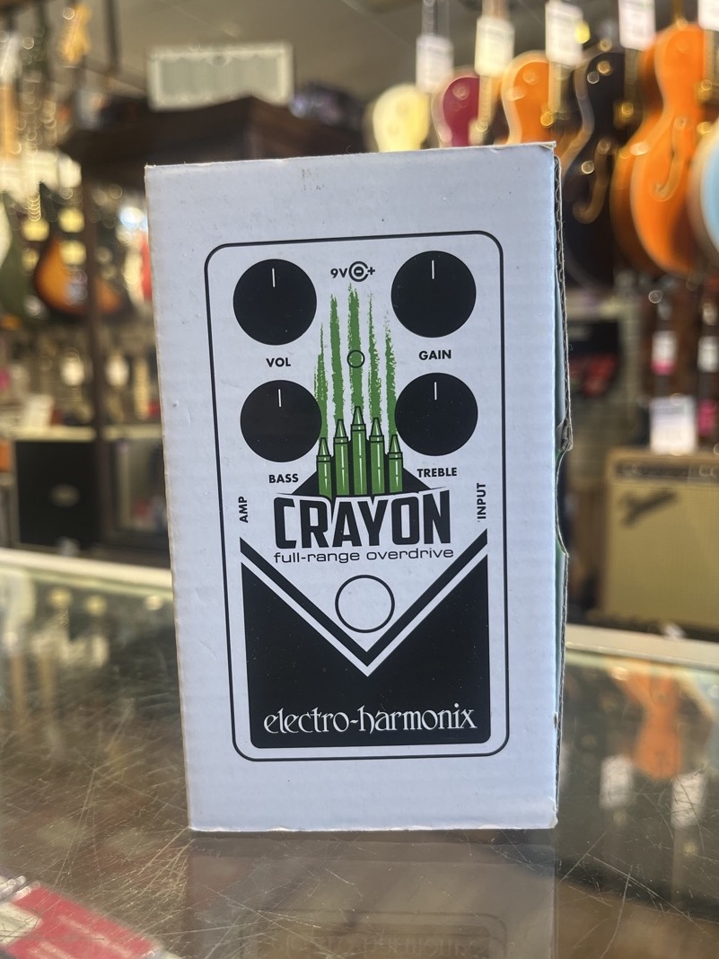 Electro Harmonix Crayon Full Range Overdrive Pedal w/Box &mdash; view 2