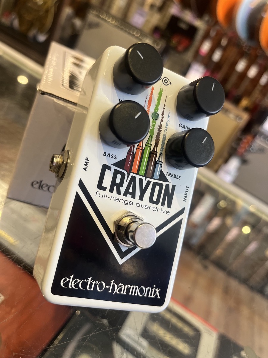 Electro Harmonix Crayon Full Range Overdrive Pedal w/Box &mdash; view 6