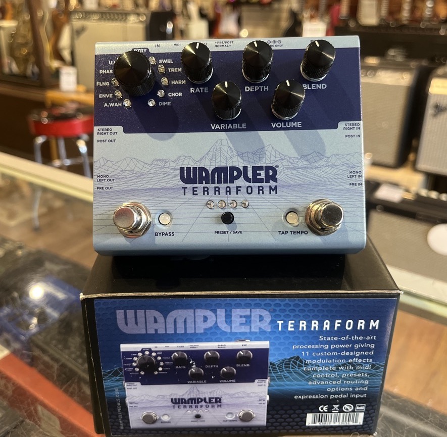 Wampler Terraform Modulation Multi Effect Pedal w/Box - CONSIGNMENT