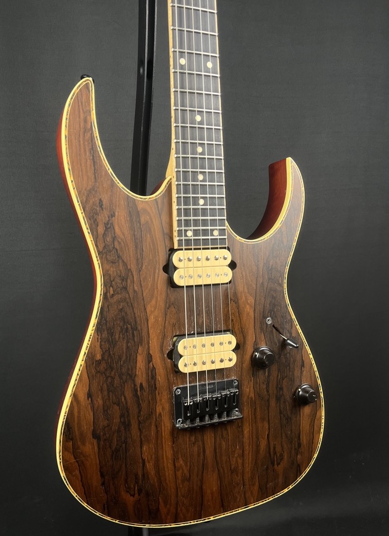 Ibanez RGEW521 RG Electric Guitar In Natural Flat Ziricote &mdash; view 3