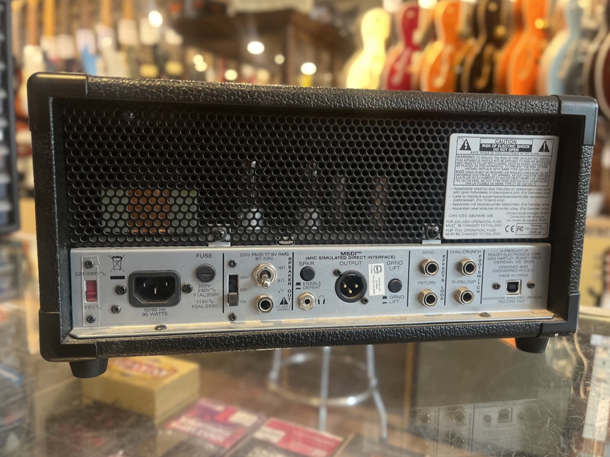 Peavey 6505 Mini 20 Watt Tube Head w/FTSW - CONSIGNMENT &mdash; view 3