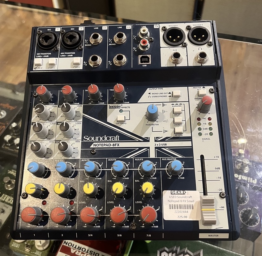 Soundcraft Notepad 8 FX Small Format Analog Mixer