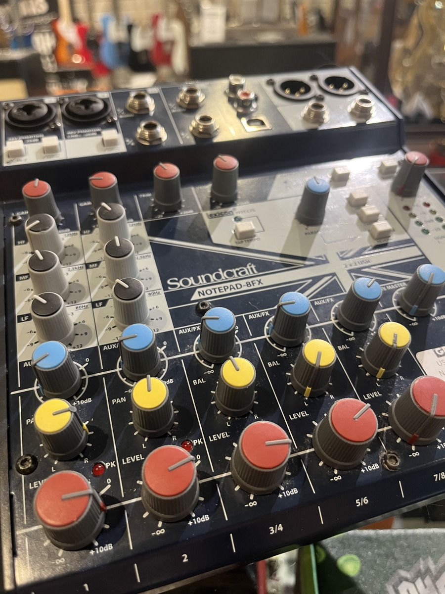 Soundcraft Notepad 8 FX Small Format Analog Mixer &mdash; view 4