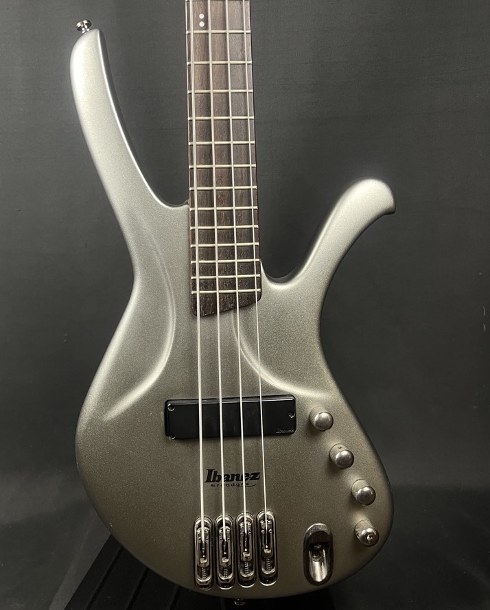 Ibanez EDA 900 Ergodyne 4 String Bass Flat Silver &mdash; view 2